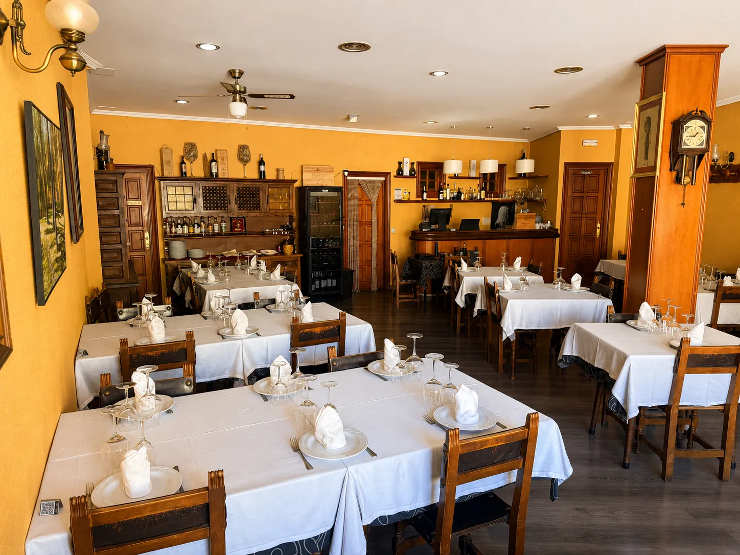 Detalle del comedor